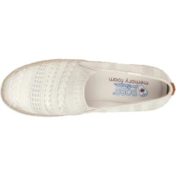 Skechers Slip-On Shoes|Women's , BOBS Flexpadrille 3.0 Slip-On Natural