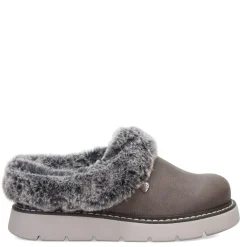 Skechers Clogs & Mules|Women's , BOBS Keepsakes Lite - Cozy Blend Clog Charcoal