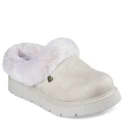 Skechers Slippers|Women's , BOBS Keepsakes Lite - Cozy Blend Clog Off White
