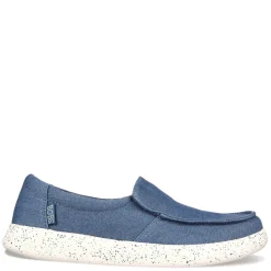 Skechers Loafers|Women's , BOBS Skipper - Delightful Melody Slip-On Blue