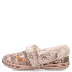 Skechers Slippers|Women's , BOBS Too Cozy - Family Pups Slipper Brown Multi