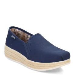 Skechers Slip-On Shoes|Women's , BOBS Urban Highlites Slip-On Navy