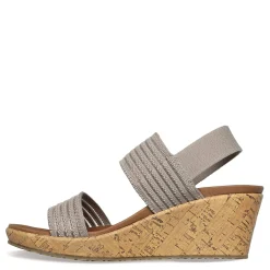 Skechers Sandals|Women's Cali, Beverlee - Sheer Luck Sandal Taupe