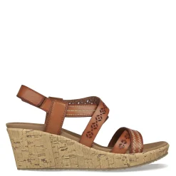 Skechers Sandals|Women's Cali, Beverlee - Delicate Glow Sandal - Wide Width Luggage