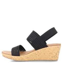 Skechers Sandals|Women's Cali, Beverlee - Sheer Luck Sandal Black