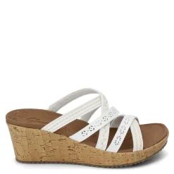 Skechers Sandals|Women's Cali, Beverlee - Tiger Posse Sandal White