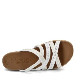 Skechers Sandals|Women's Cali, Beverlee - Tiger Posse Sandal White