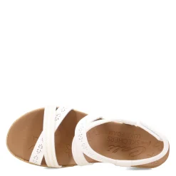 Skechers Wedges|Women's Cali, Beverlee - Delicate Glow Sandal White