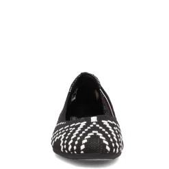 Skechers Slip-On Shoes|Women's , Cleo 2.0 - Be Amazed Flat Black/White