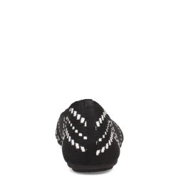 Skechers Slip-On Shoes|Women's , Cleo 2.0 - Be Amazed Flat Black/White