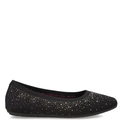 Skechers Flats|Women's , Cleo 2.0 - Glitzy Daze Flat Black