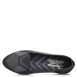 Skechers Flats|Women's , Cleo 2.0 - I'm Impressed Flat Black/Charcoal