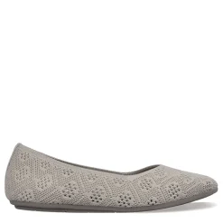 Skechers Flats|Women's , Cleo 2.0 - Knitty Witty Flat Taupe