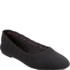 Skechers Flats|Women's , Cleo Bewitch Flat - Wide Width Black