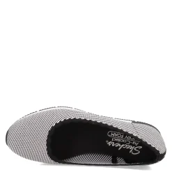 Skechers Slip-On Shoes|Women's , Cleo Jogger - Quick-Wit Slip-On White/Black