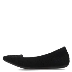 Skechers Flats|Women's , Cleo Point Slip-On Black