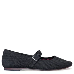 Skechers Flats|Women's , Cleo Snip Mary Jane Flat Black/Black