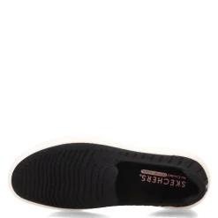 Skechers Slip-On Shoes|Women's , Court Break - Heart Breaker Slip-On Black
