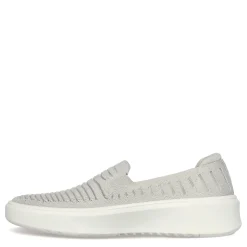 Skechers Slip-On Shoes|Women's , Court Break - Heart Breaker Slip-On Off White