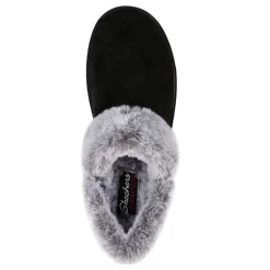 Skechers Slip-On Shoes|Women's , Cozy Campfire Fresh Toast Slipper Black