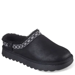 Skechers Slippers|Women's , Cozy Up - Idlewild Clog Black