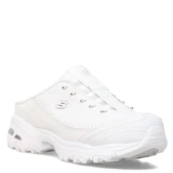 Skechers Clogs & Mules|Women's , D'lites - Bright Sky Sneaker White Silver