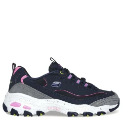 Skechers Sneakers & Athletic|Women's , D'Lites - Bold Views Sneaker Navy Multi