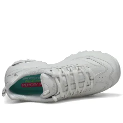 Skechers Sneakers & Athletic|Women's , D'Lites - Fresh Start Sneaker White Silver