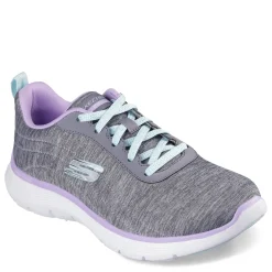 Skechers Sneakers & Athletic|Women's , Flex Appeal 5.0 - Modern Times Sneaker Grey Multi