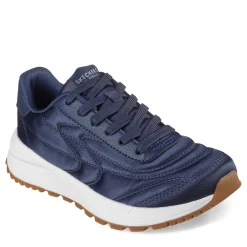 Skechers Sneakers & Athletic|Women's , Fury - Plush Waves Sneaker Navy
