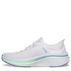 Skechers Slip-On Shoes|Women's , GO RUN Elevate 2.0 Slip-Ins - Banyan Running Shoe Grey/Blue