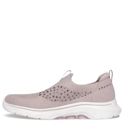 Skechers Slip-On Shoes|Women's , GO WALK 7 - Blink Sneaker Mauve