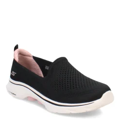 Skechers Slip-On Shoes|Women's , GO WALK 7 - Vina Sneaker Black Pink