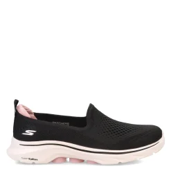 Skechers Slip-On Shoes|Women's , GO WALK 7 - Vina Sneaker Black Pink