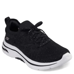 Skechers Sneakers & Athletic|Women's , GO WALK Arch Fit 2.0 - Bel Sneaker Black/Rose Gold