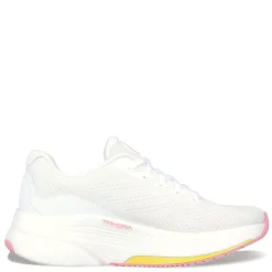 Skechers Sneakers & Athletic|Women's , GO WALK Distance Walker - Morning Sunset Walking Shoe White/Coral