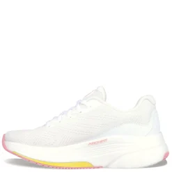 Skechers Sneakers & Athletic|Women's , GO WALK Distance Walker - Morning Sunset Walking Shoe White/Coral