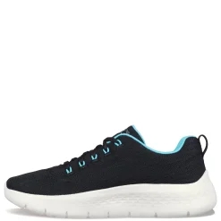 Skechers Sneakers & Athletic|Women's , GO WALK FLEX - Striking Look Walking Shoe Black Aqua