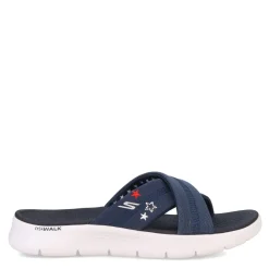 Skechers Sandals|Women's , GO WALK Flex Sandal Navy
