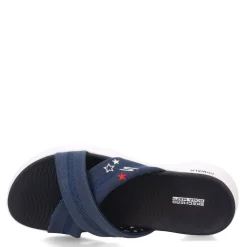 Skechers Sandals|Women's , GO WALK Flex Sandal Navy