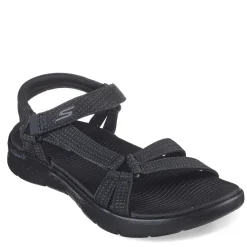 Skechers Sandals|Women's , GO WALK Flex - Sublime Sandal Black