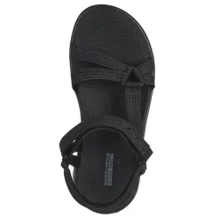 Skechers Sandals|Women's , GO WALK Flex - Sublime Sandal Black