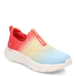Skechers Sneakers & Athletic|Women's , GO WALK Flex - Cali Sunset Sneaker Red Multi