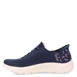 Skechers Sneakers & Athletic|Women's , GO WALK Flex - Slip Ins Walking Shoe Navy Pink