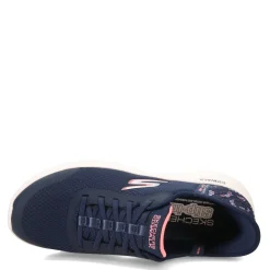 Skechers Sneakers & Athletic|Women's , GO WALK Flex - Slip Ins Walking Shoe Navy Pink