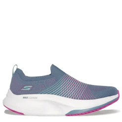 Skechers Sneakers & Athletic|Women's , GO WALK Max Walker Sally Sneaker Charcoal Purple