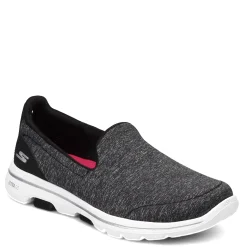 Skechers Sneakers & Athletic|Women's , GOwalk 5 - Honor Slip-On Black / White