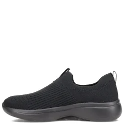 Skechers Sneakers & Athletic|Women's , GOwalk Arch Fit - Iconic Slip-On - Wide Width Black/Black