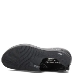 Skechers Sneakers & Athletic|Women's , GOwalk Arch Fit - Iconic Slip-On - Wide Width Black/Black