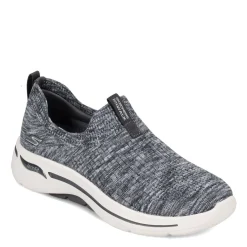 Skechers Sneakers & Athletic|Women's , GOwalk Arch Fit - Rainbow Sunrise Slip-On Grey Blue